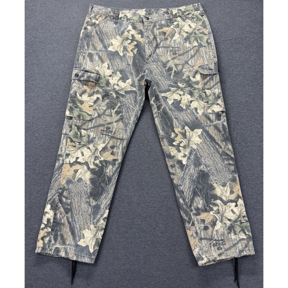Vintage Liberty Cargo Pants Mens 40x32 Mossy Oak Break-Up‎ Camo Made in USA 90s